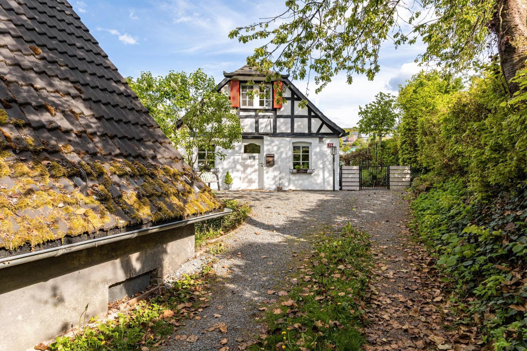 Fachwerk-Ferienhaus 1764 Eslohe Exteriér fotografie